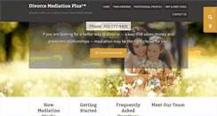 Desktop Screenshot of divorcemediationplus.com